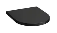 Laufen Kartell - WC doska, SoftClose, čierna H8913330200001