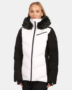 Dámská lyžařská bunda kilpi skimmia-w bílá 40