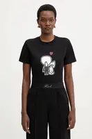 Bavlněné tričko Karl Lagerfeld IKON