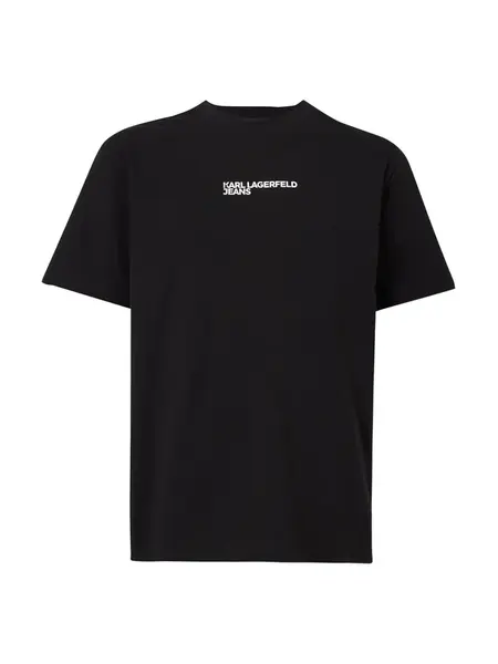 KARL LAGERFELD JEANS Tričko  čierna / biela