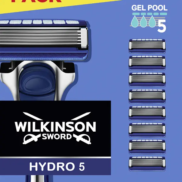 WILKINSON SWORD Hydro 5 Protection XXL Strojek + náhradní hlavice 9 ks