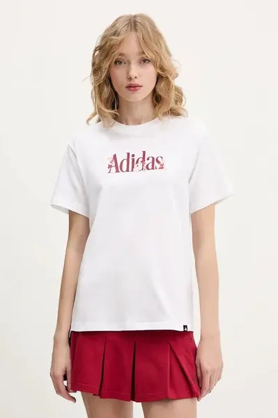 Bavlněné tričko adidas Soft Sports