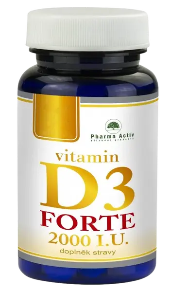 PHARMA ACTIV Vitamin D3 FORTE 2000 I.U. 100 tablet 100 ks