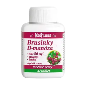 MEDPHARMA Brusinky D-manóza 37 tablet