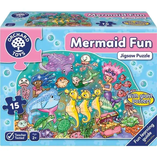 ORCHARD TOYS ZÁBAVA S MOŘSKÝMI VÍLAMI Dětské puzzle, mix, velikost