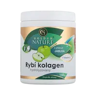 GOLDEN NATURE Hydrolyzovaný Rybí kolagen + Vitamin C, jablko 150 g