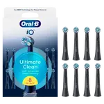 ORAL-B iO Series Ultimate Clean kartáčkové hlavy, černé 8 ks