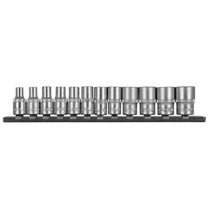 Sada nástrčných klíčů, 12 el. 1/4”, STALCO, set 12 ks