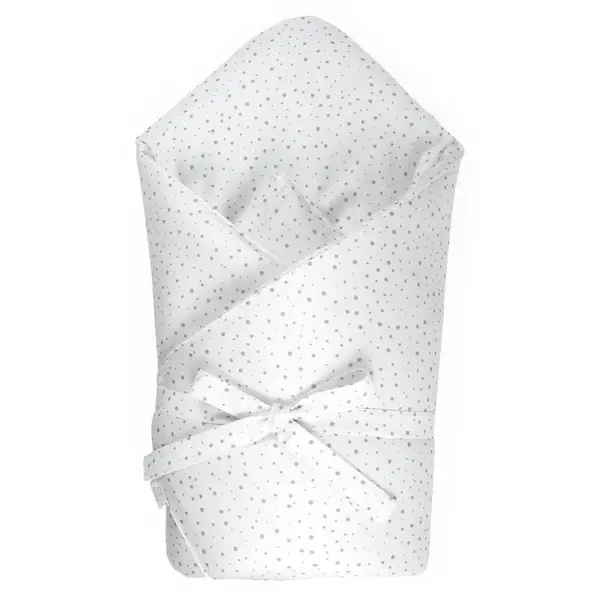 Zavinovačka - biela bodka - SOFTELLO, Zimná, Biela, Bodka