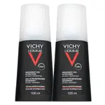 Vichy Homme deodorant 24H Ultra-Refreshing Deodorant 2 x 100 ml
