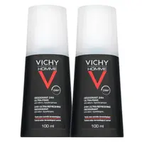 Vichy Homme deodorant 24H Ultra-Refreshing Deodorant 2 x 100 ml