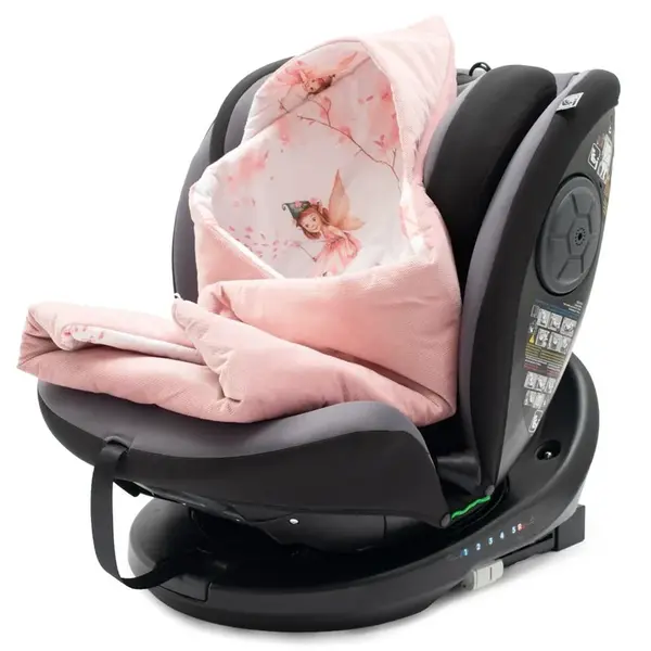 Zateplená zavinovačka do autosedačky New Baby pink , 20C56831