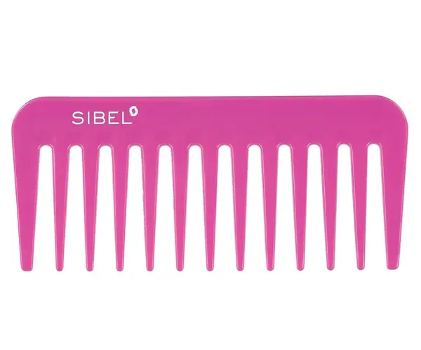 Antistatický hřeben na vlasy Sibel 4011624 - 11 cm, růžový + dárek zdarma