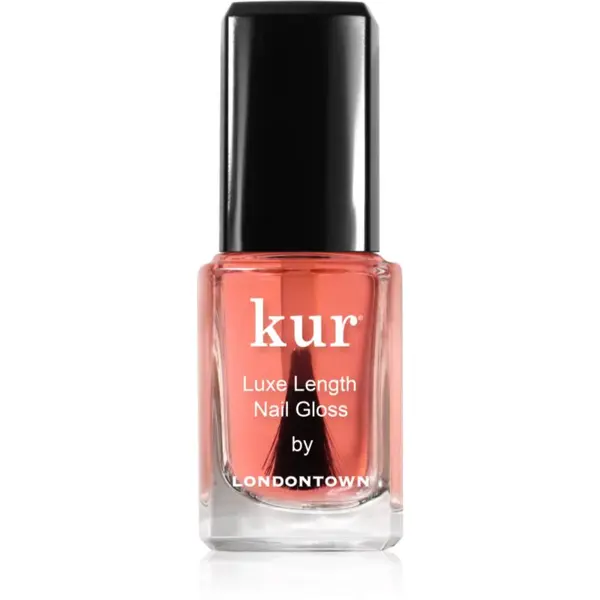 LONDONTOWN Kur Luxe Length Nail Gloss posilující lak pro slabé a poškozené nehty 12 ml