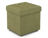 Taburet Surprise Mini 45x45 cm, trávově zelená látka