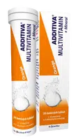 ADDITIVA multivitamín + minerál Orange 20 šumivých tablet