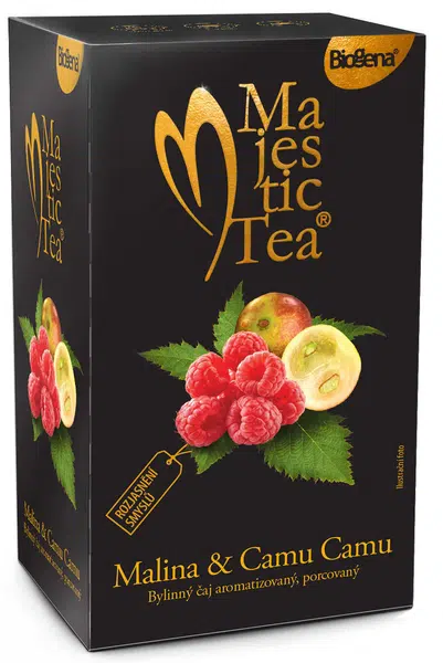 BIOGENA Čaj Majestic Tea Malina & Camu Camu 20 x 2.5 g