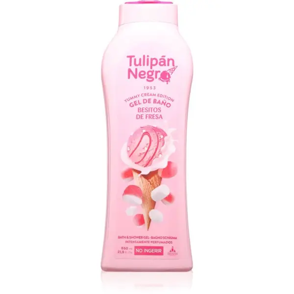 Tulipán Negro Besitos de Fresa sprchový gél 650 ml