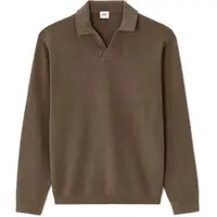 CELIO MERRYLE Pánský bavlněný svetr, hnědá, velikost