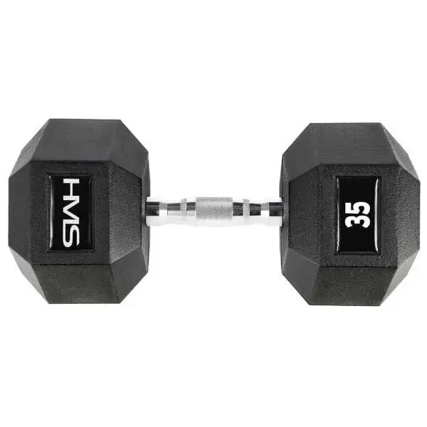 HMS PREMIUM 35 KG HEXAGONÁLNÍ JEDNORUČKA Hexagonální jednoručka, černá, velikost 35 KG