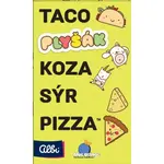 Taco, plyšák, koza, sýr, pizza