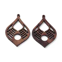 Walnut Wood Laser Cut Pendants