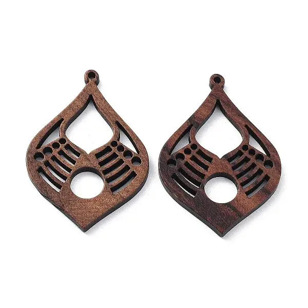 Walnut Wood Laser Cut Pendants