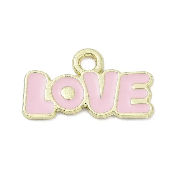 Valentine's Day Alloy Enamel Pandants
