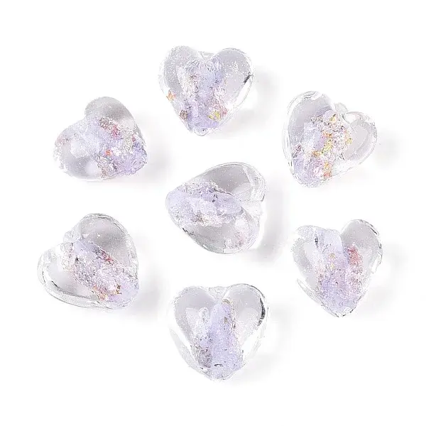 Handmade Foil Glass Beads