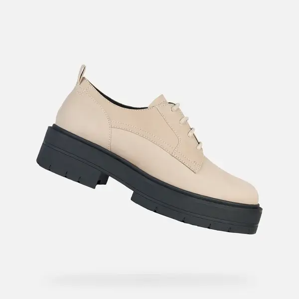 Béžové dámské mokasíny Geox Spherica EC7