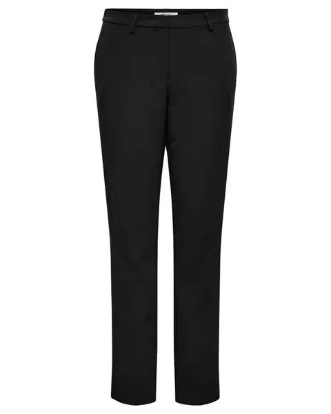 Černé jednobarevné kalhoty Only