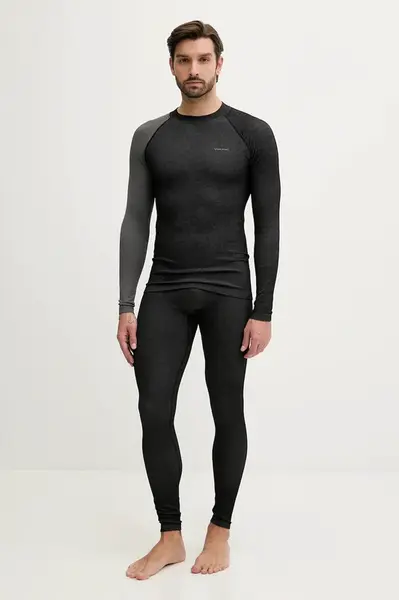 Sada funkčního spodního prádla - legíny a tričko s dlouhým rukávem Viking Mounti šedá barva, 500/27/8758