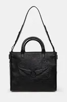 Kožená kabelka ZADIG&VOLTAIRE černá barva, LWBA02577