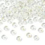 10G Electroplate Transparent Colours Rainbow Glass Seed Beads