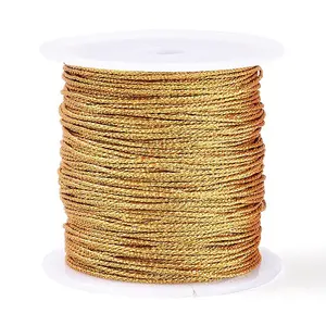 25M 12-Ply Round PET Metallic Thread