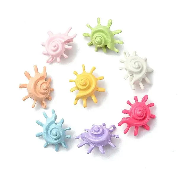 Spray Paint Alloy Pendants