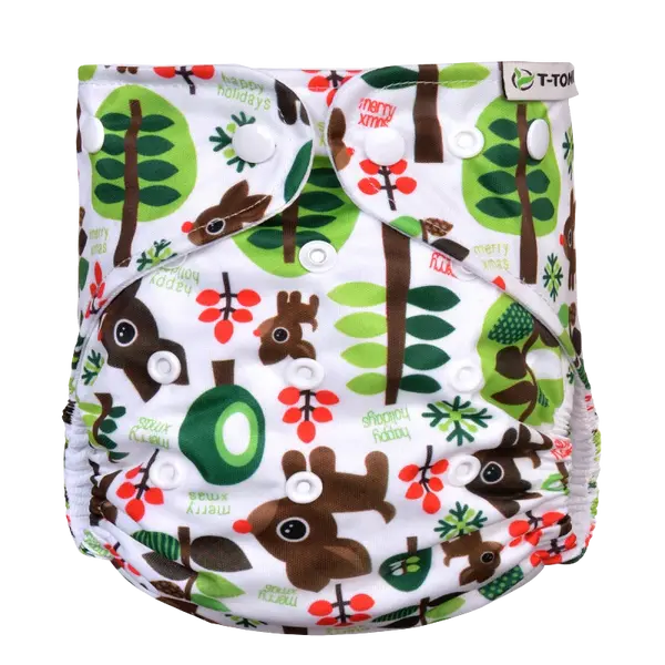 T-TOMI Plena kapsová, typ AIO - patentky, 4-15kg, Trees