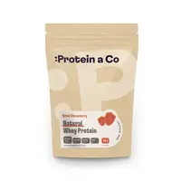Protein a Co Bezlaktózový NATURAL WHEY – prémiový protein 500 g, Dried strawberry