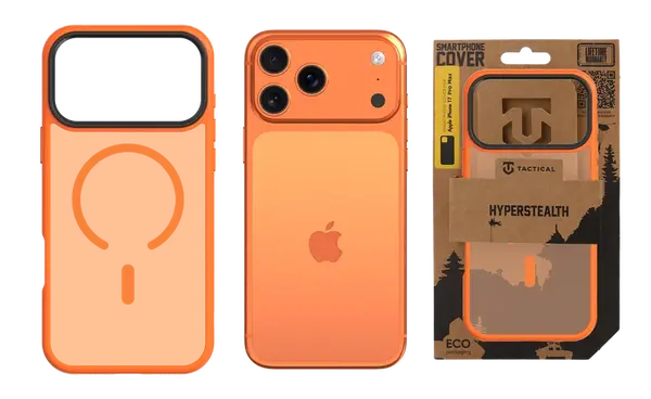 Zadní kryt Tactical MagForce Hyperstealth pro Apple iPhone 17 Pro Max, agent orange