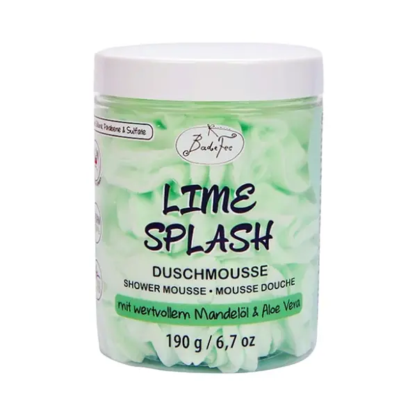 BADEFEE Sprchová pěna Lime Splash 190 g