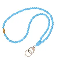 Silicone Beaded ID Card Neck Straps