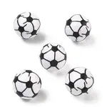 Sport Printing Opaque Acrylic Beads