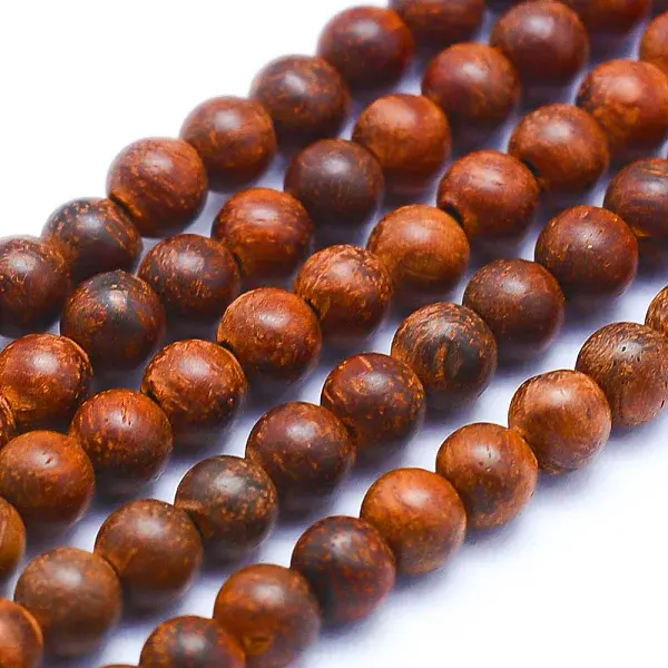 Natural Wood Beads Strands