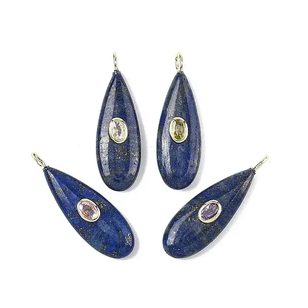 Dyed Natural Lapis Lazuli Pendants