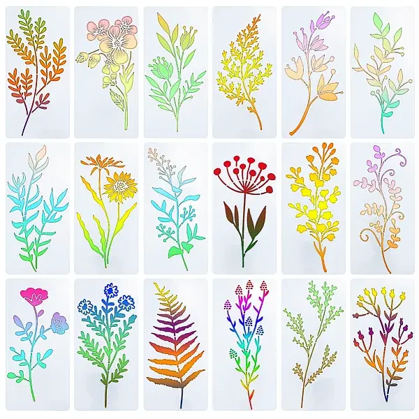 PET Plastic Drawing Painting Stencils Templates