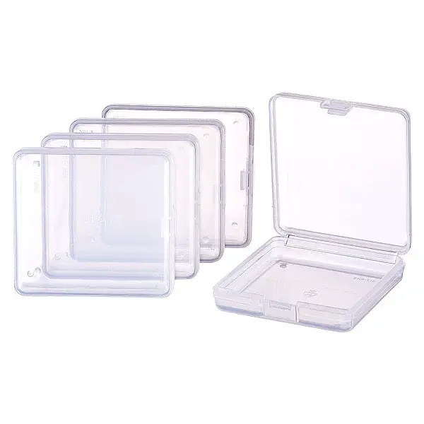 Transparent Plastic Bead Containers