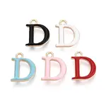 Rack Plating Alloy Enamel Pendants