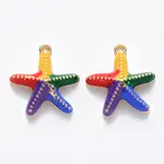 Brass Enamel Charms