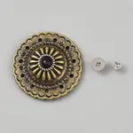 Flat Round Alloy Snap Buttons