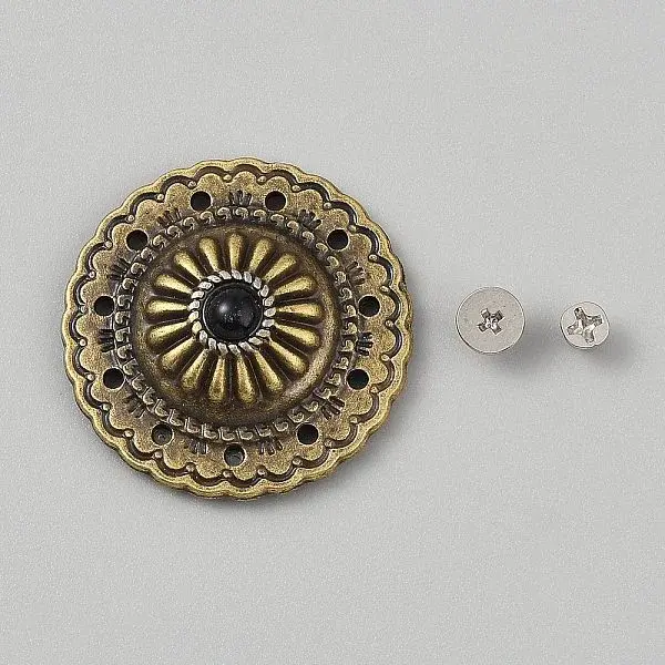 Flat Round Alloy Snap Buttons